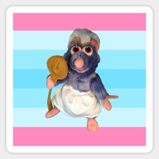 ratatouille transmasc rights Sticker